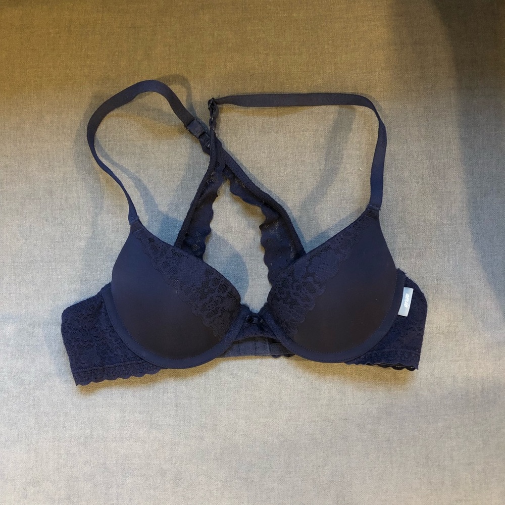 NWOT aerie cross back push up bra